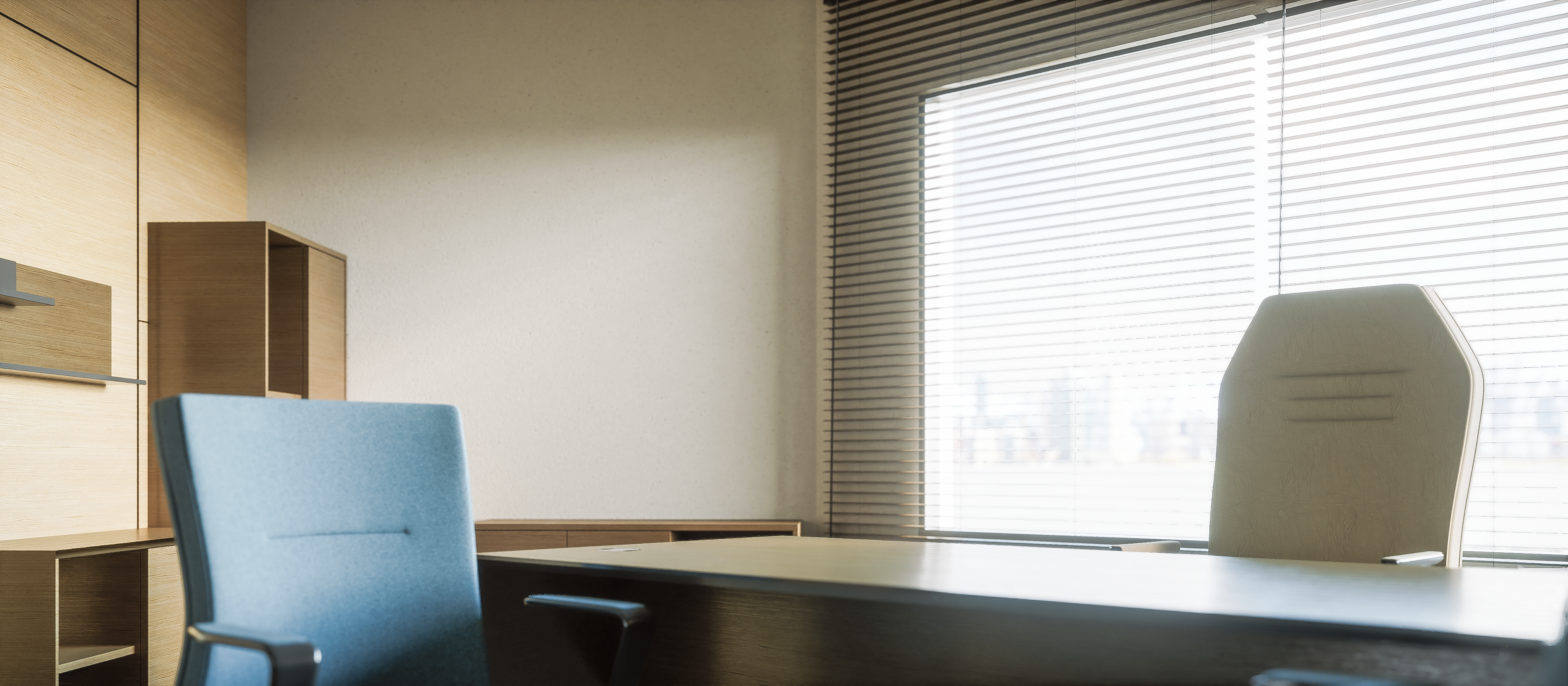 school admission office wood partitions-3