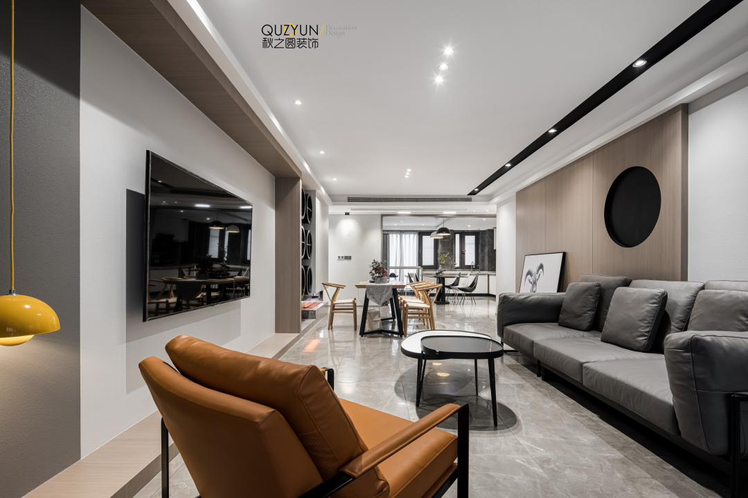 现代简约龙湖尚品140平空间设计丨中国常州丨意象QUZYUN|DSEIGN-21