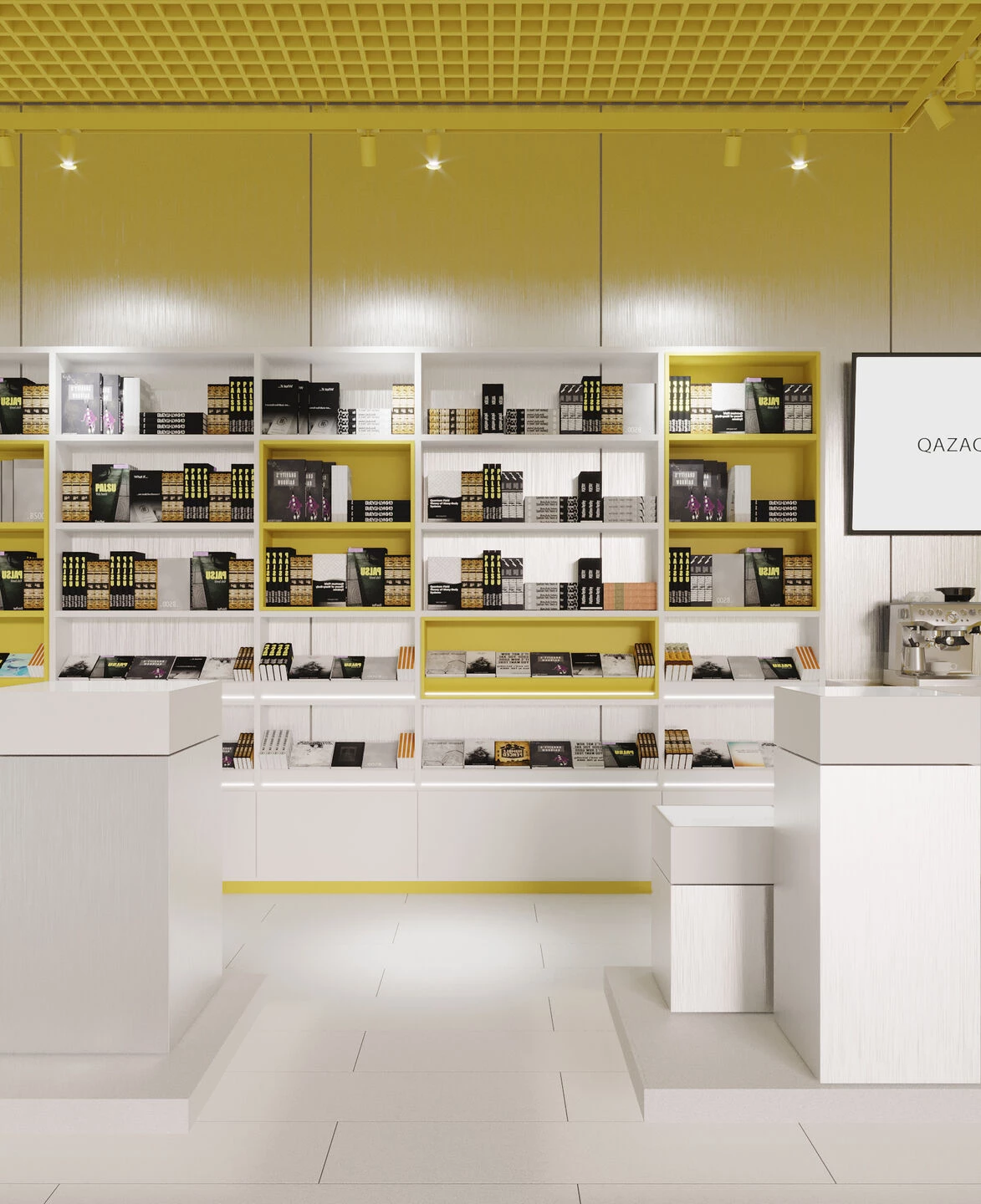 书店室内设计丨哈萨克斯坦丨Kvadrat Architects-14