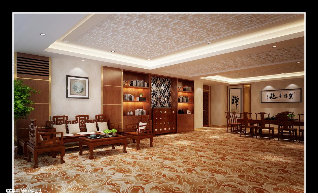 
亨润集团*董事长 办公室改造 -1