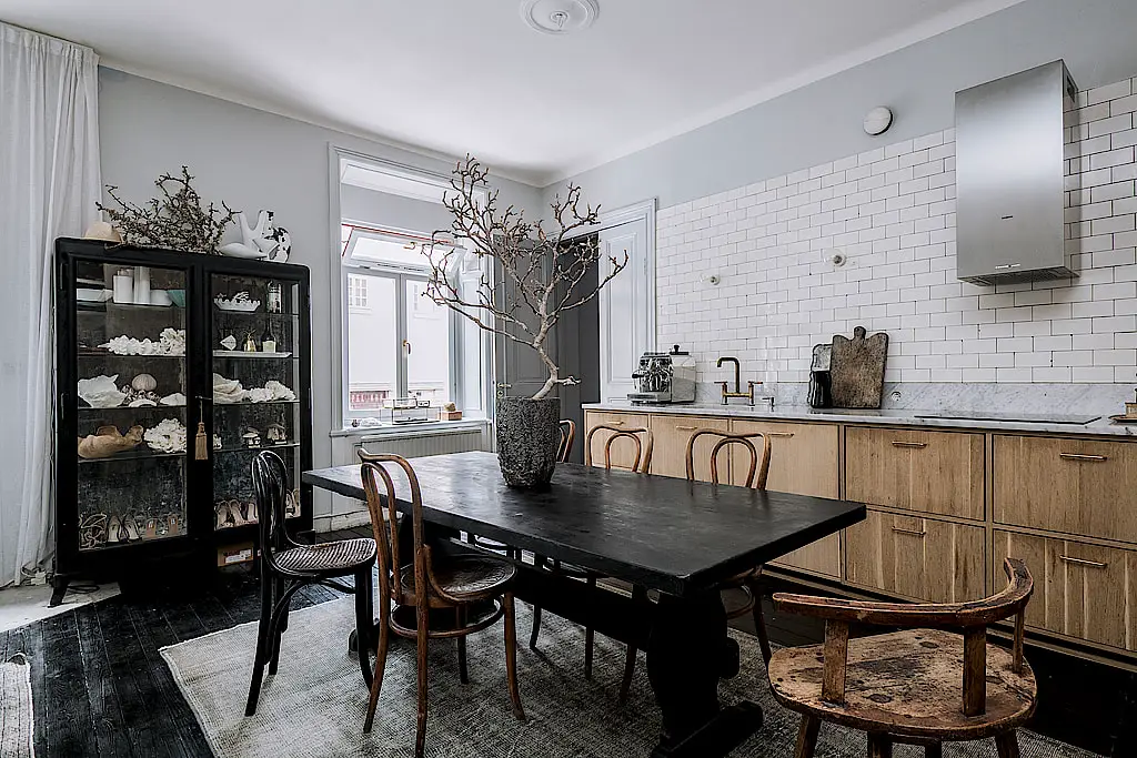 瑞典独特设计公寓，小卧室大客厅诠释精致生活-3