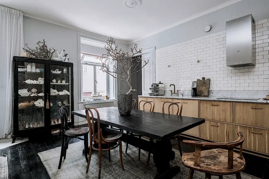 瑞典独特设计公寓,小卧室大客厅诠释精致生活-3