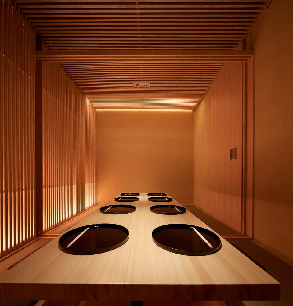 成都香格里拉酒店炉端烧与会席料理空间设计-31