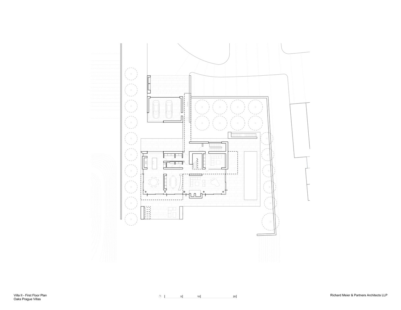 Richard Meier - Partners Designs Two Villas for Ground-58