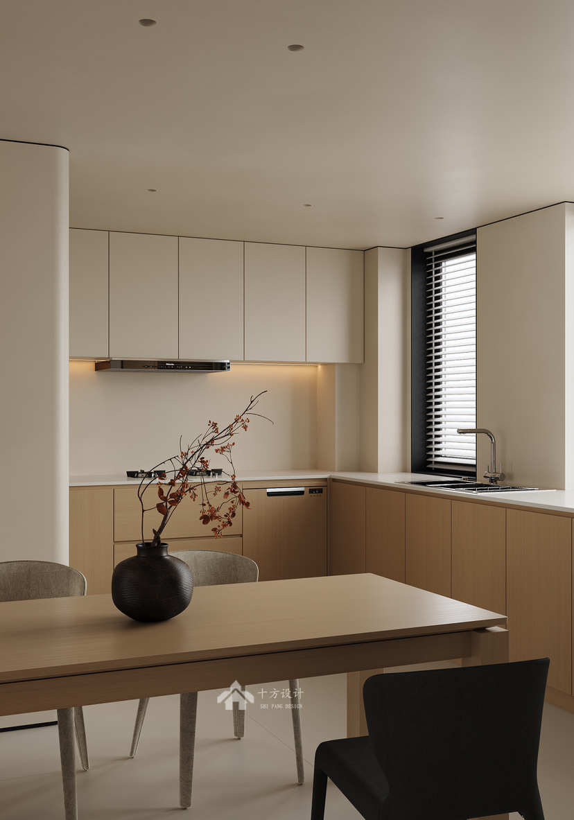 南昌装修｜极简原木奶油风-11