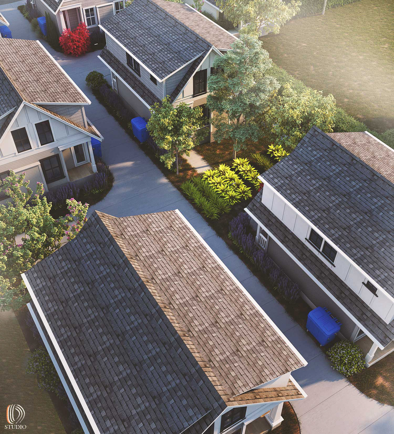 1056-Architectural Renderings 8 lot Subdivision-7