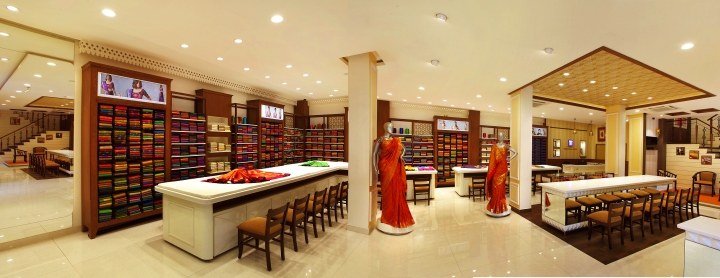 班加罗尔Thirumala Silks印度女装店面设计-5