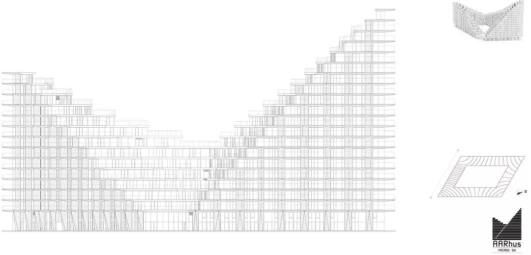 BIG 新作 | AARhus 住宅综合体 | 融入城市与自然的双重景观-63