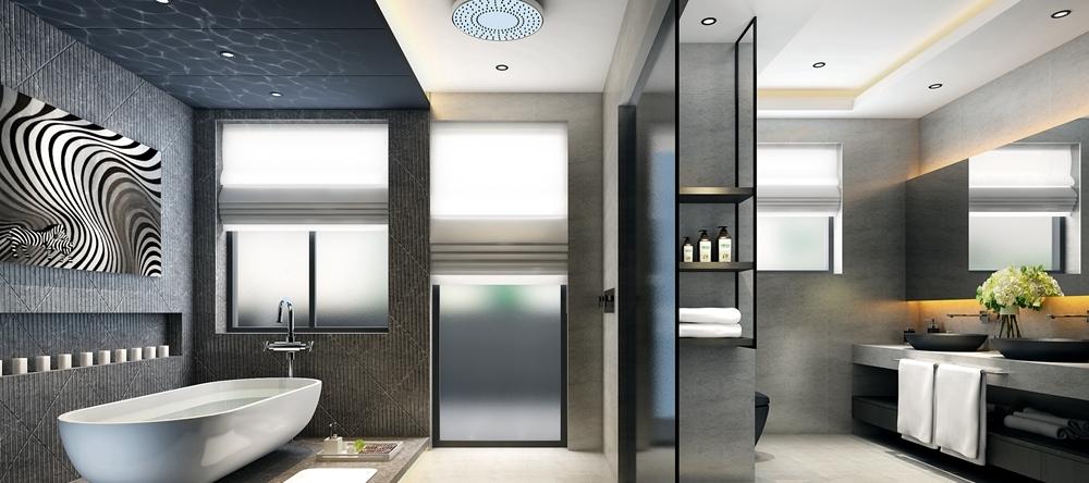 
中科大学村现代轻奢：亮色系的时尚大气 -3