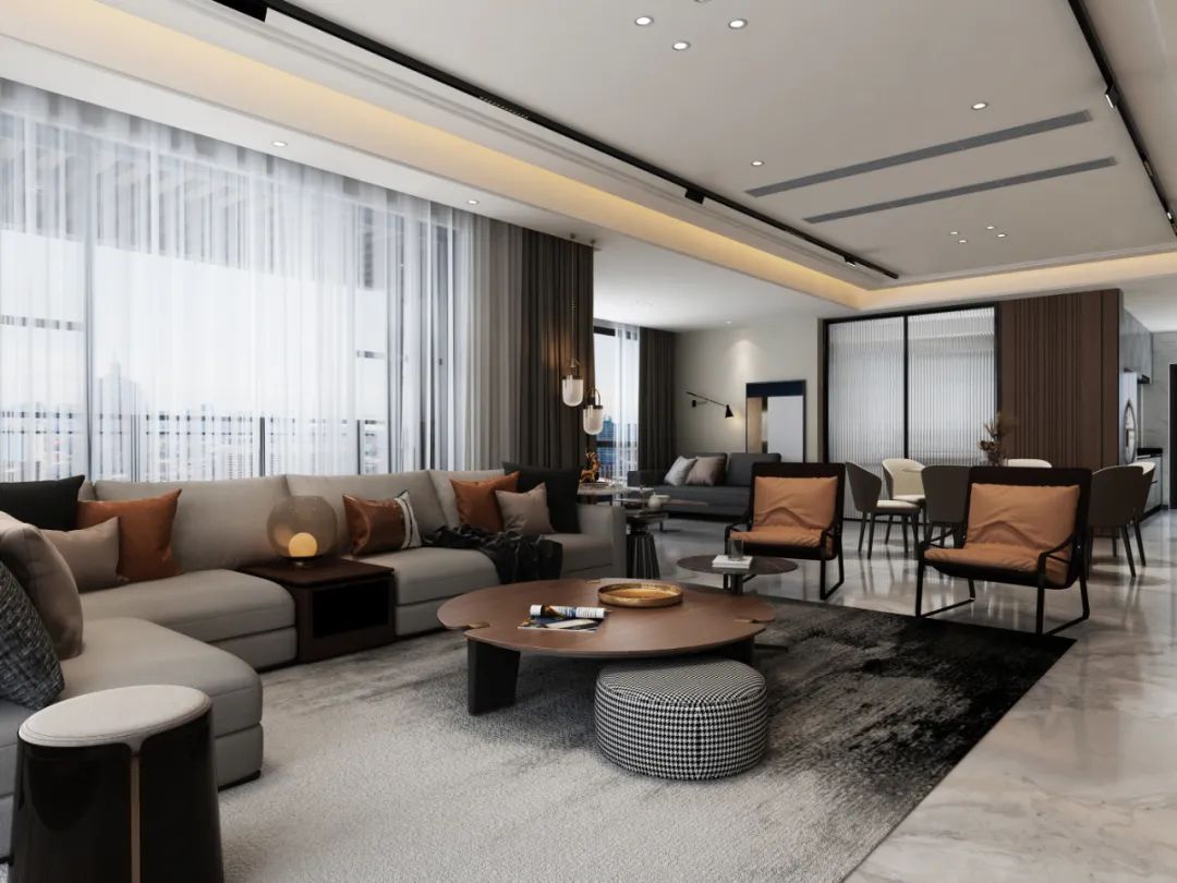 港式现代风打造漓江畔诗意栖居,细节尽显生活仪式感-51