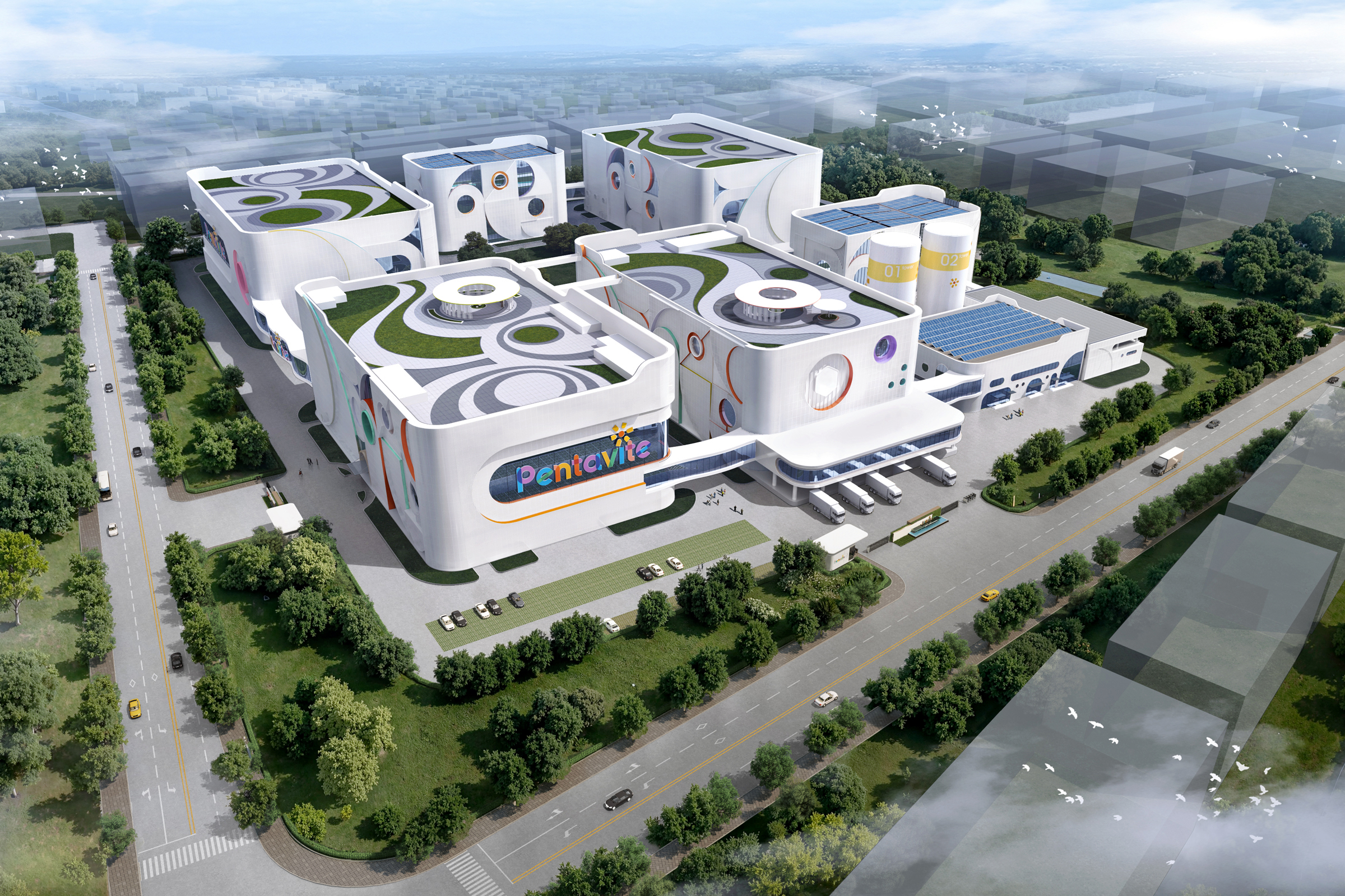 Pentavite现代化工厂设计项目丨中国珠海丨文本主人公所在团队-49