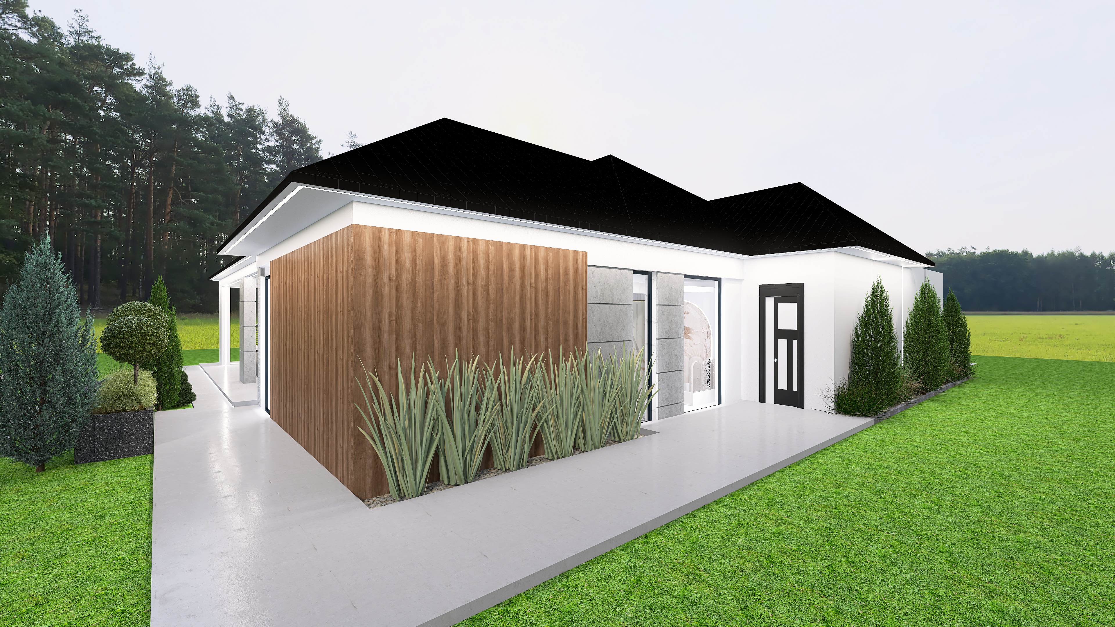 Hiacynt elewacja及露台照明设计-24