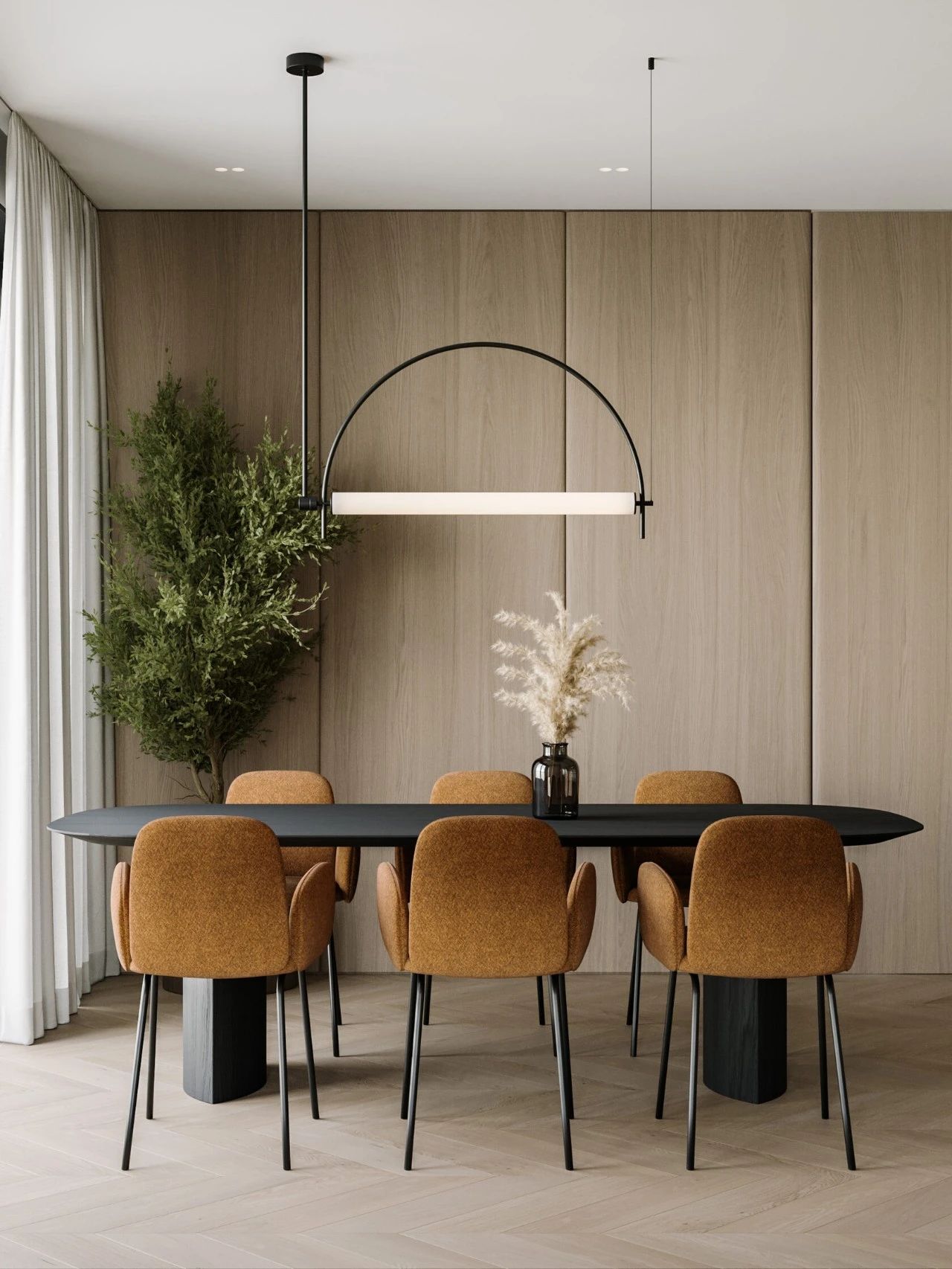 128㎡三居室室内设计-8