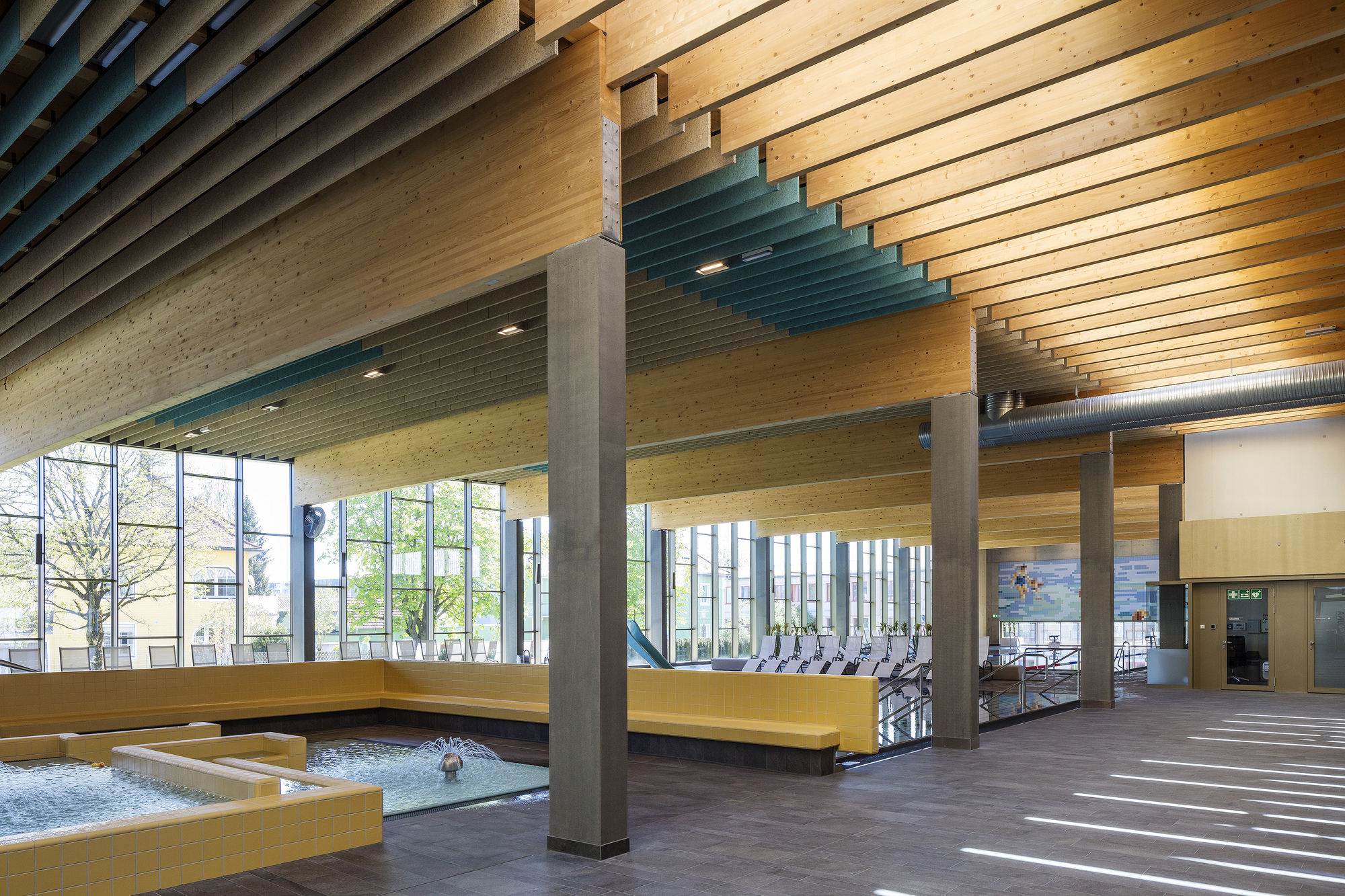 体育馆(Gärtner+Neururer丨体育馆丨Hallenbad Ried Im Innkreis Sauna and Pool)-28