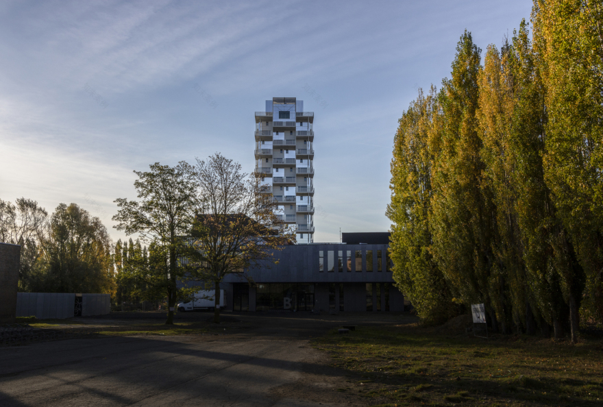 比利时 KTower 垂直城市公寓丨Philippe Samyn and Partners-38