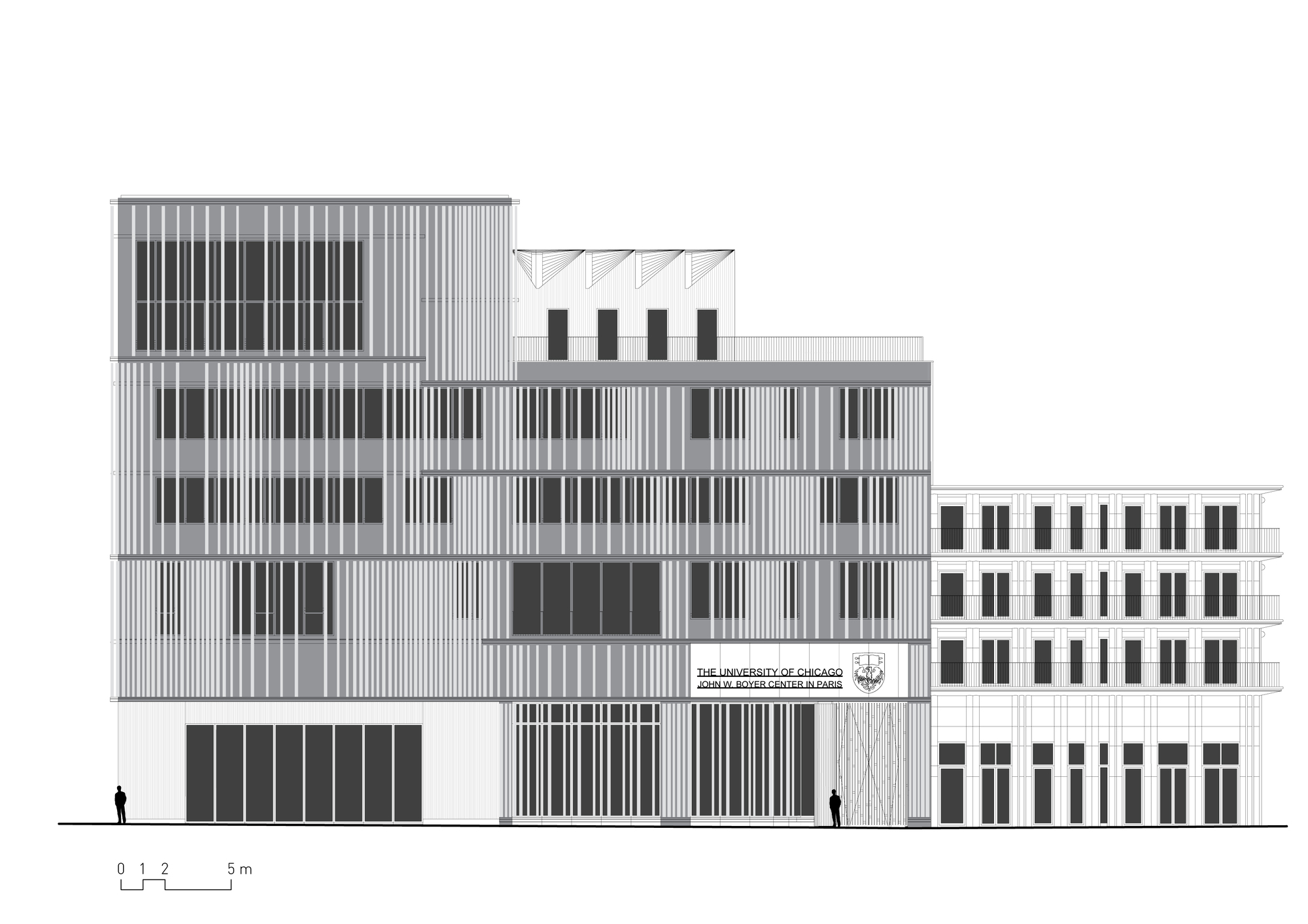 芝加哥大学巴黎约翰·W·博耶中心丨法国巴黎丨Studio Gang-57