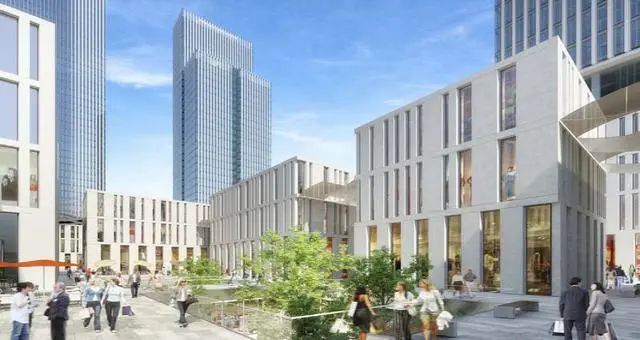 南京金融城二期打造 417 米新地标,绿色峡谷景观成焦点-26