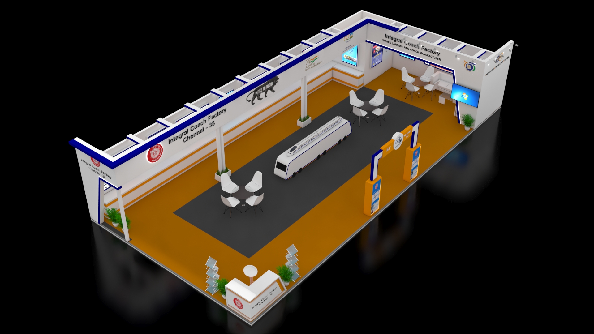 Integral Coach Factory 17x8-9