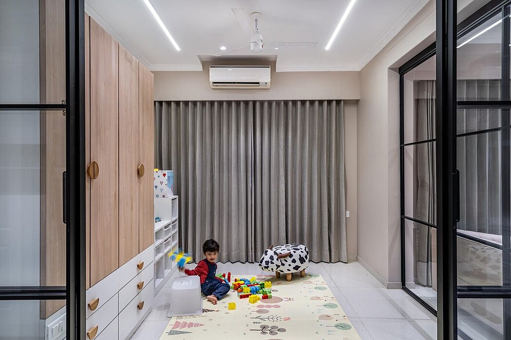 Apartment OE 公寓丨印度丨Studionine Architects-7