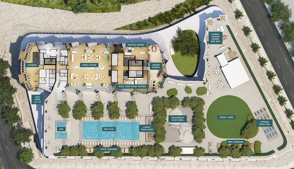 夏威夷 Ward Village 社区新地标——Kō'ula,优雅时尚的室内设计-23