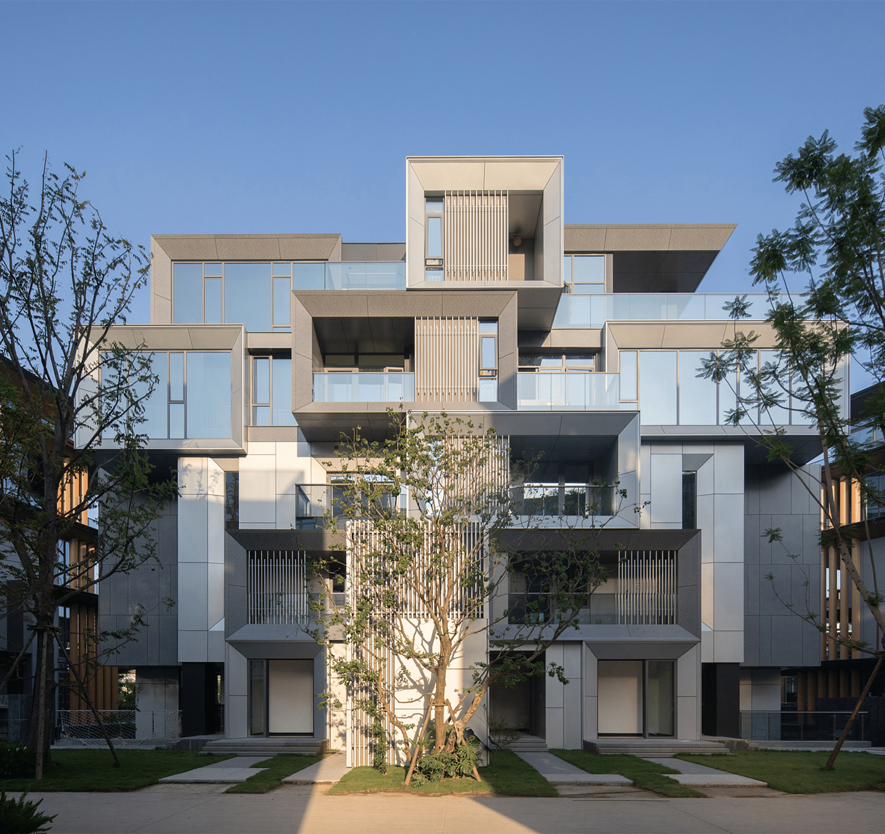 成都麓湖黑石岛垂直五联排别墅丨中国成都丨line+ studio-57