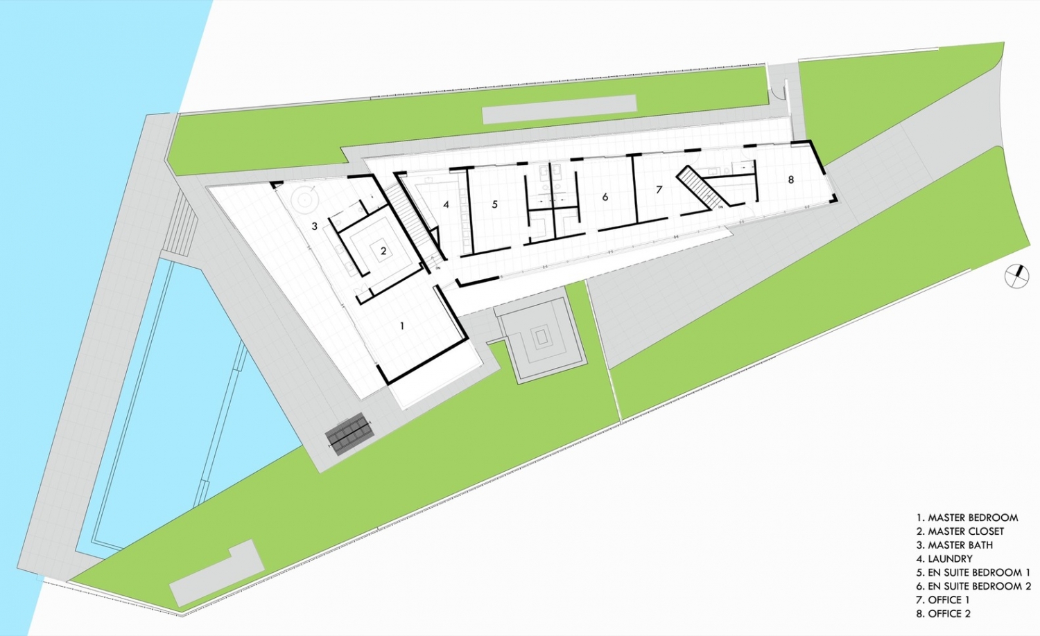 美国澄碧湖住宅丨Silberstein Architecture-34