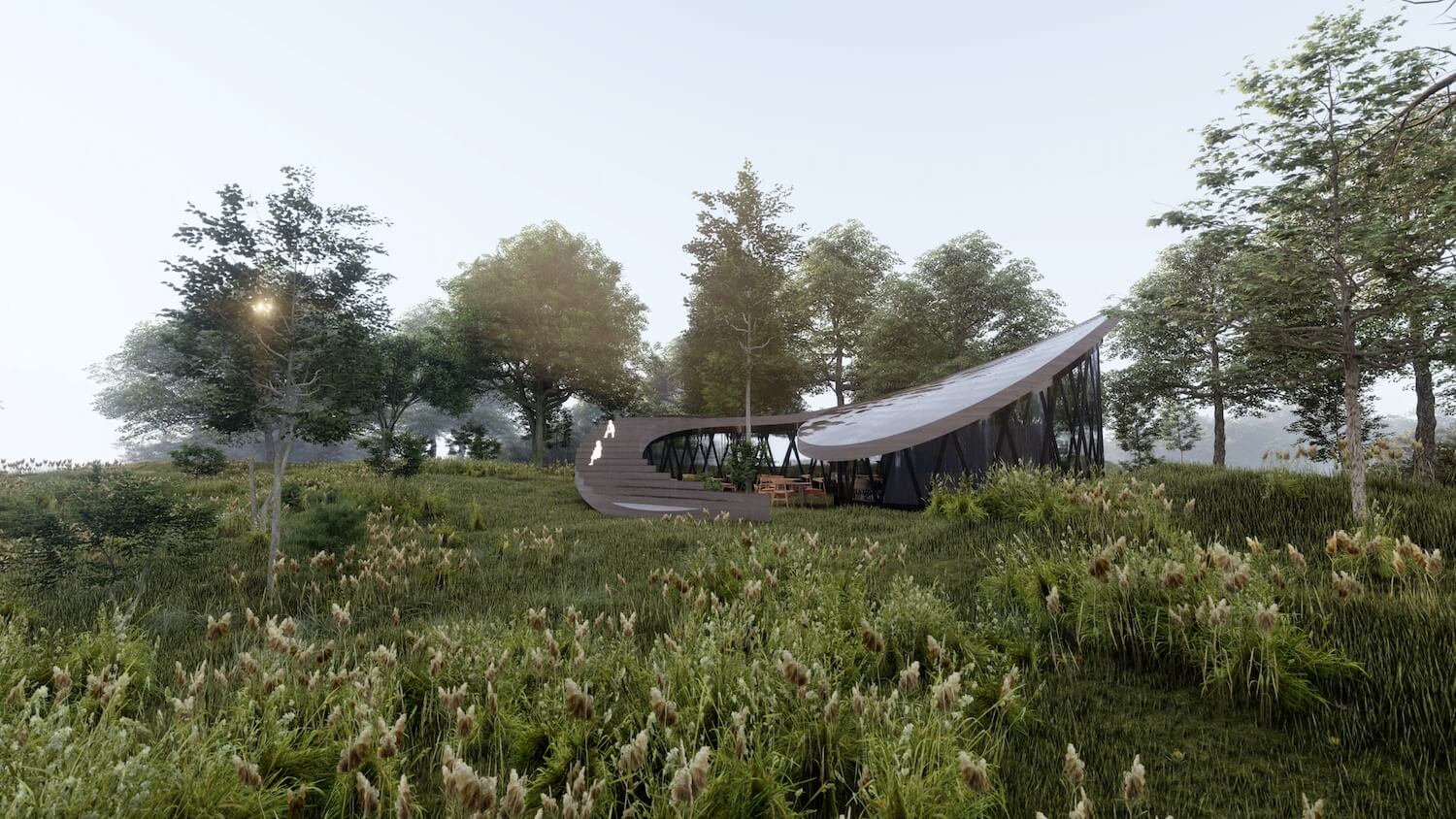 螺旋咖啡厅丨伊朗丨REMM Studio-10