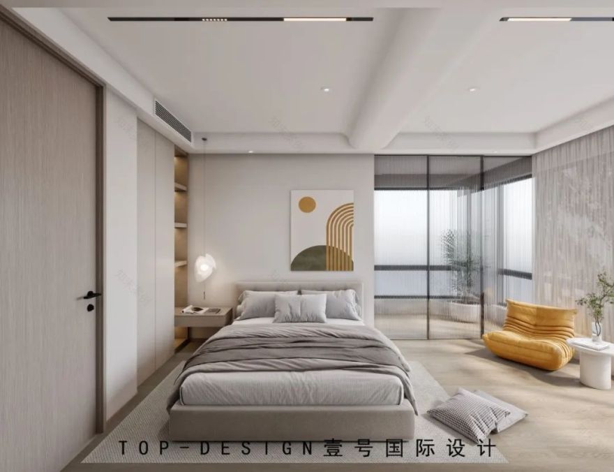 现代极简风家居设计丨壹号国际居奥装饰-28