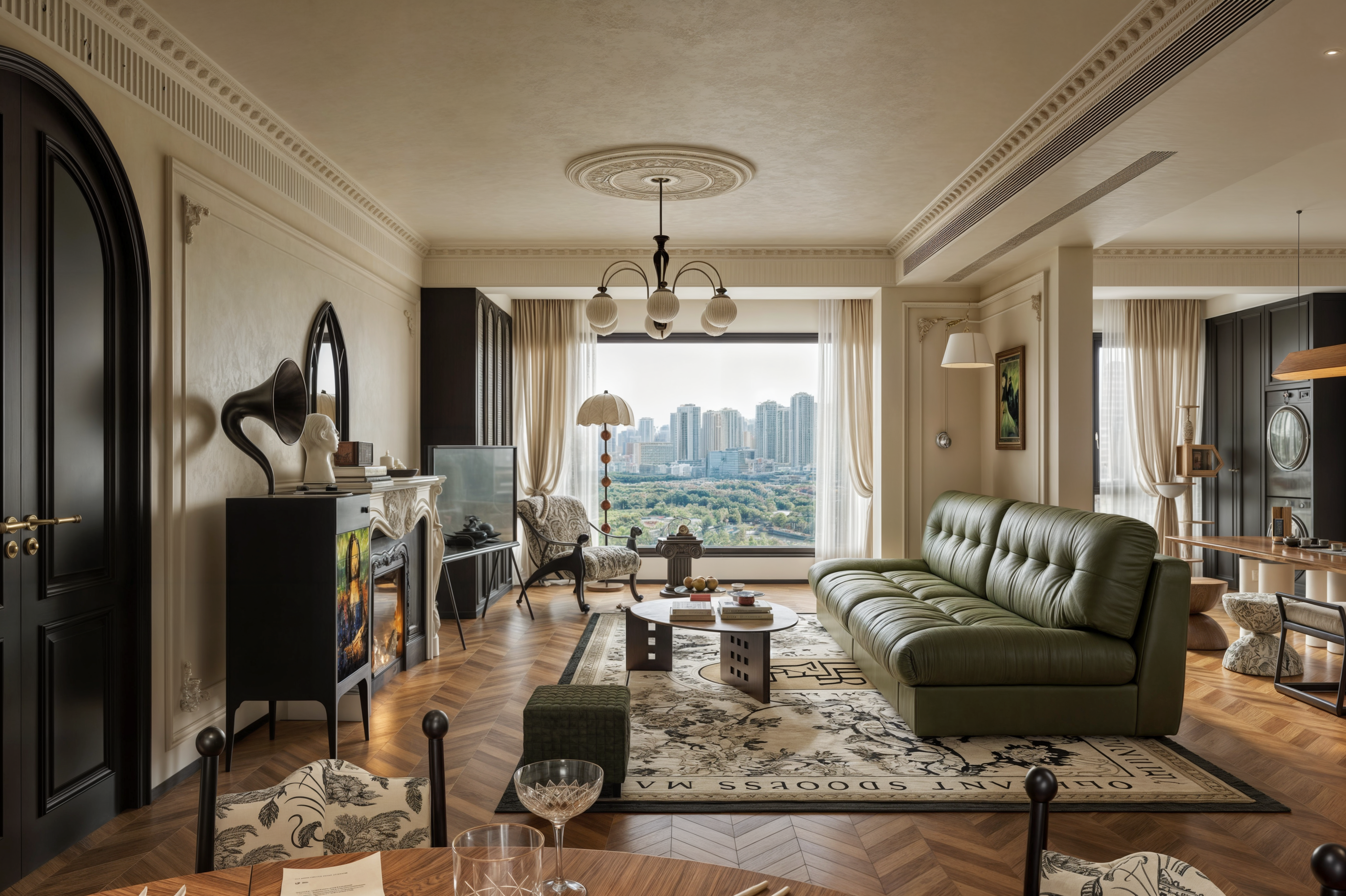 中古法式客厅  中古客餐厅 -5