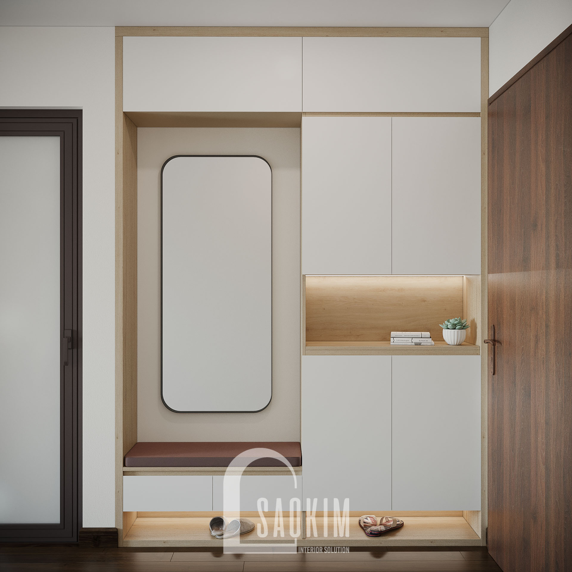 80m2 Eco Home 3 公寓丨Sao Kim 室内解决方案有限公司-12