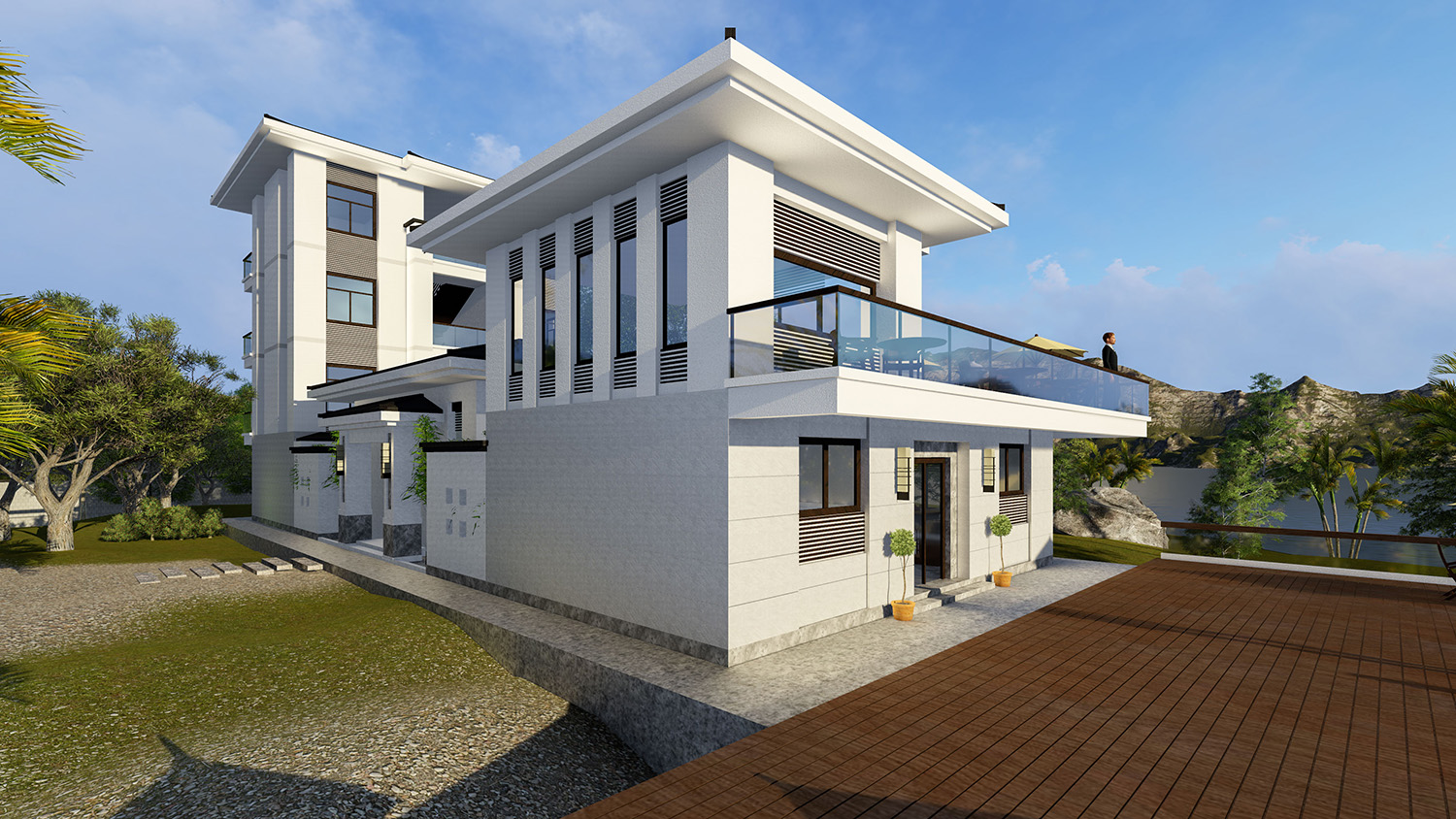 休闲海景别墅设计-5