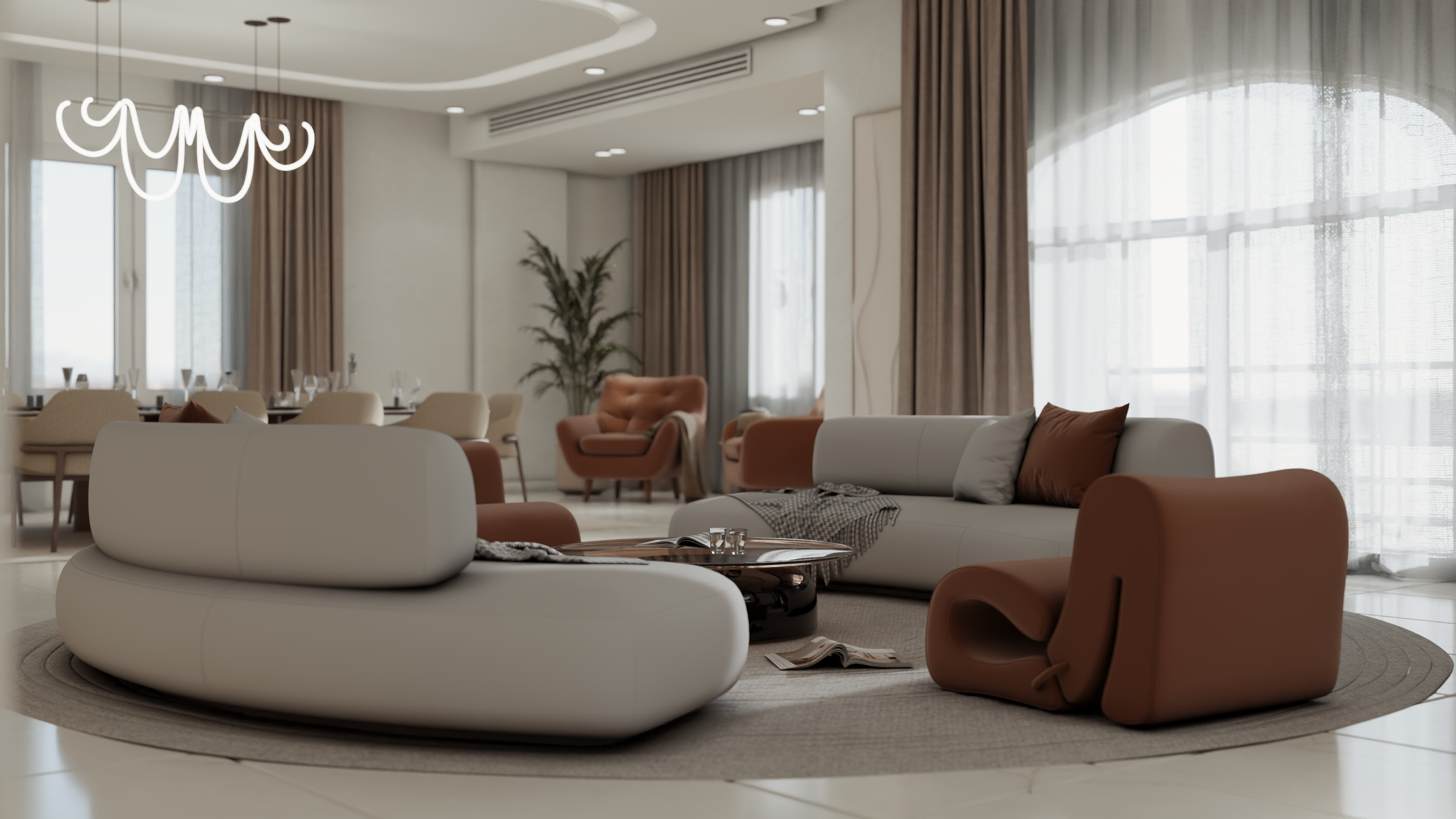 Grand Open-Concept Living-14