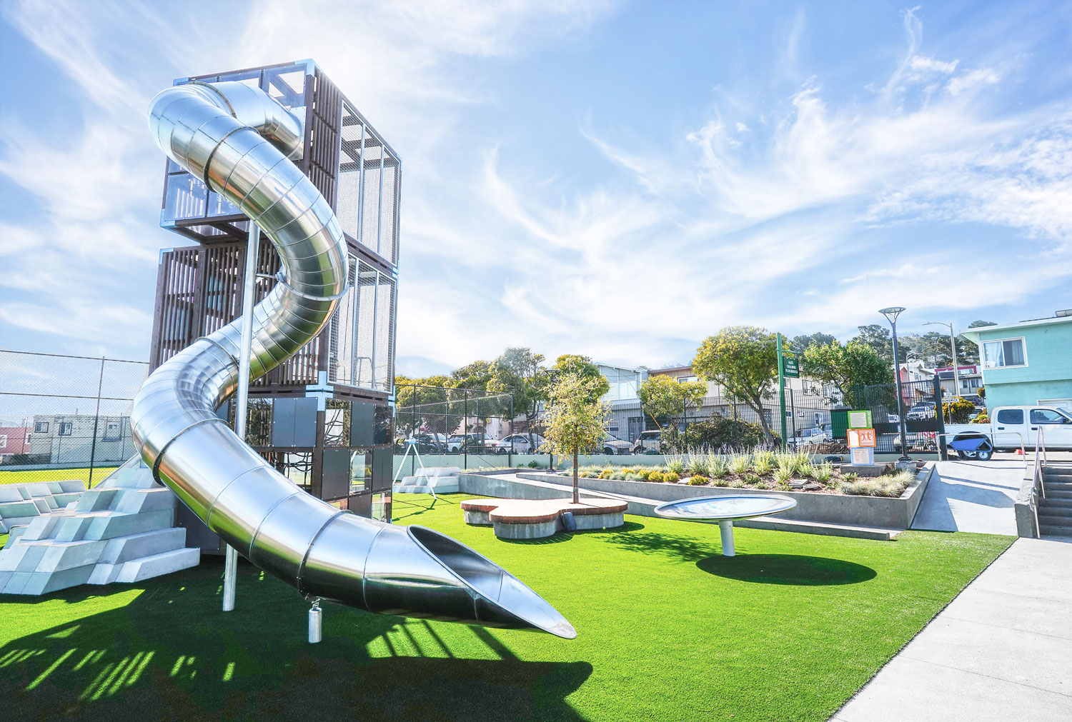 创新校园游乐场丨中国金山-8