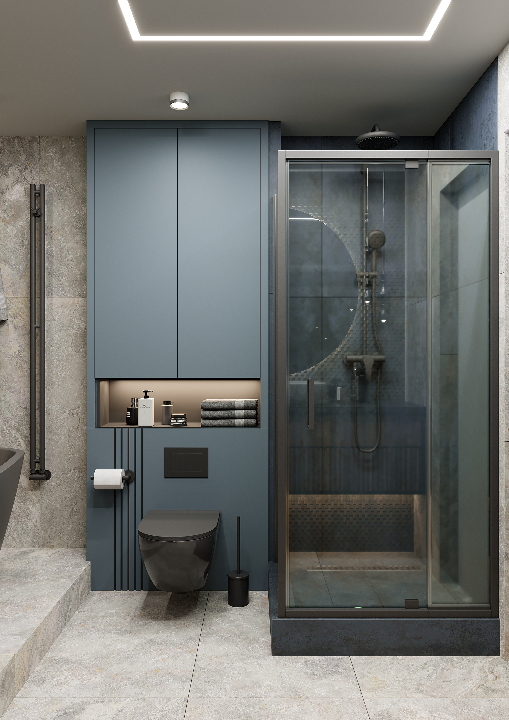 AuezovCity 小区两居室室内设计-59