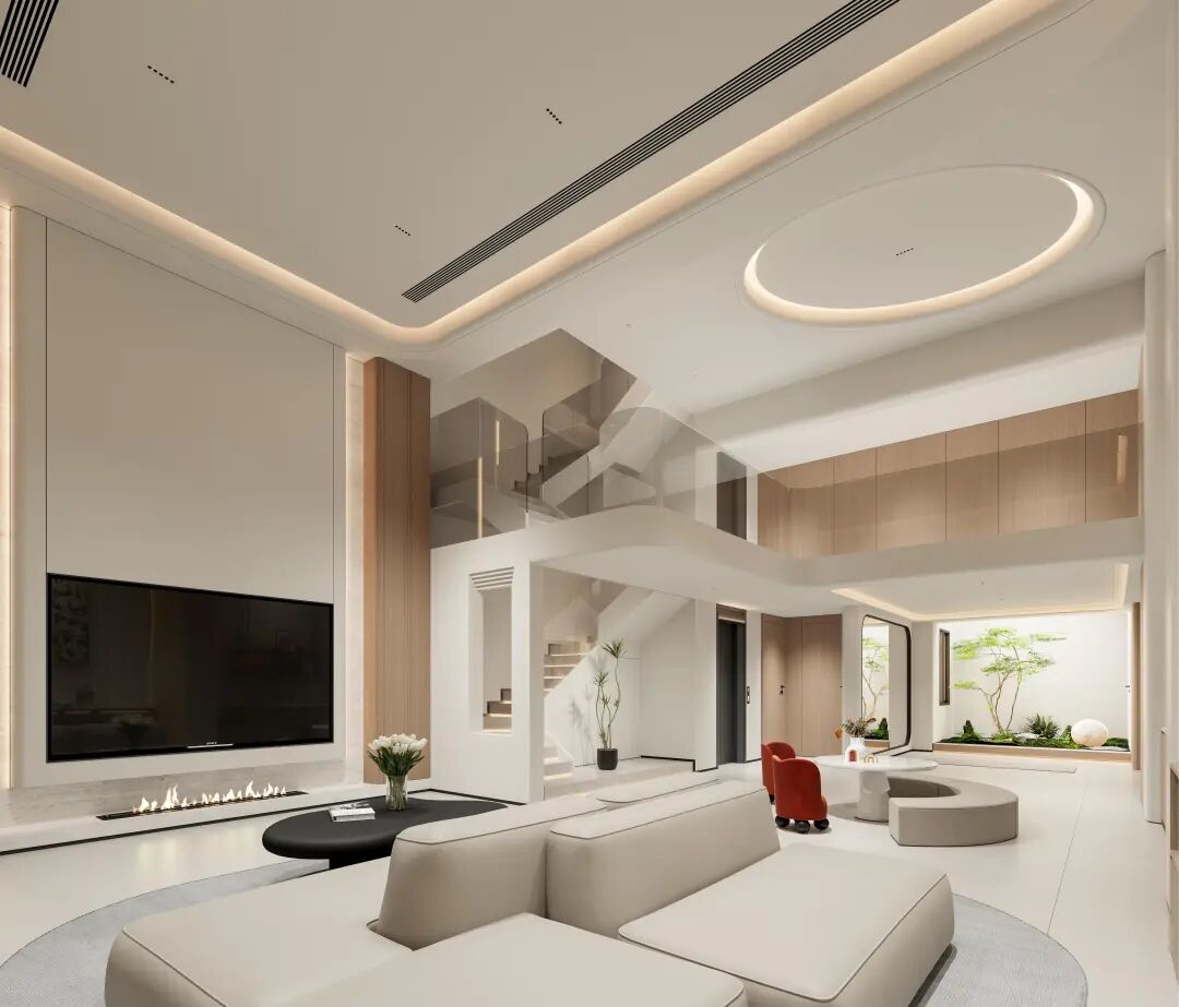 HK上策设计【建发·碧湖双玺别墅】现代简约风格-20