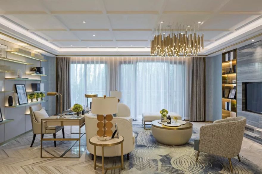 杭州合景泰富苍南样板间 | 蒂芙尼蓝演绎轻奢雅韵-97