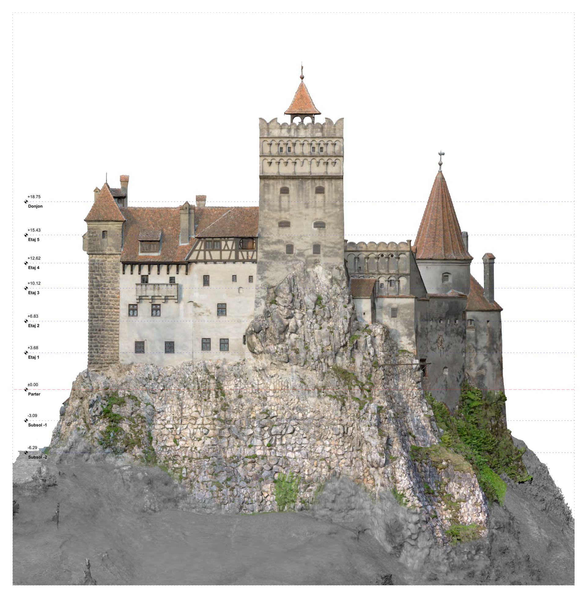 castel BRAN - releveu fotogrametric-0