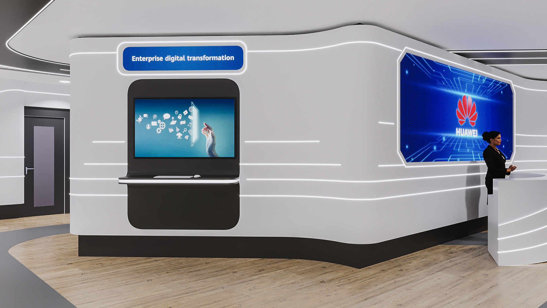 Projeto Show room Huawei-3