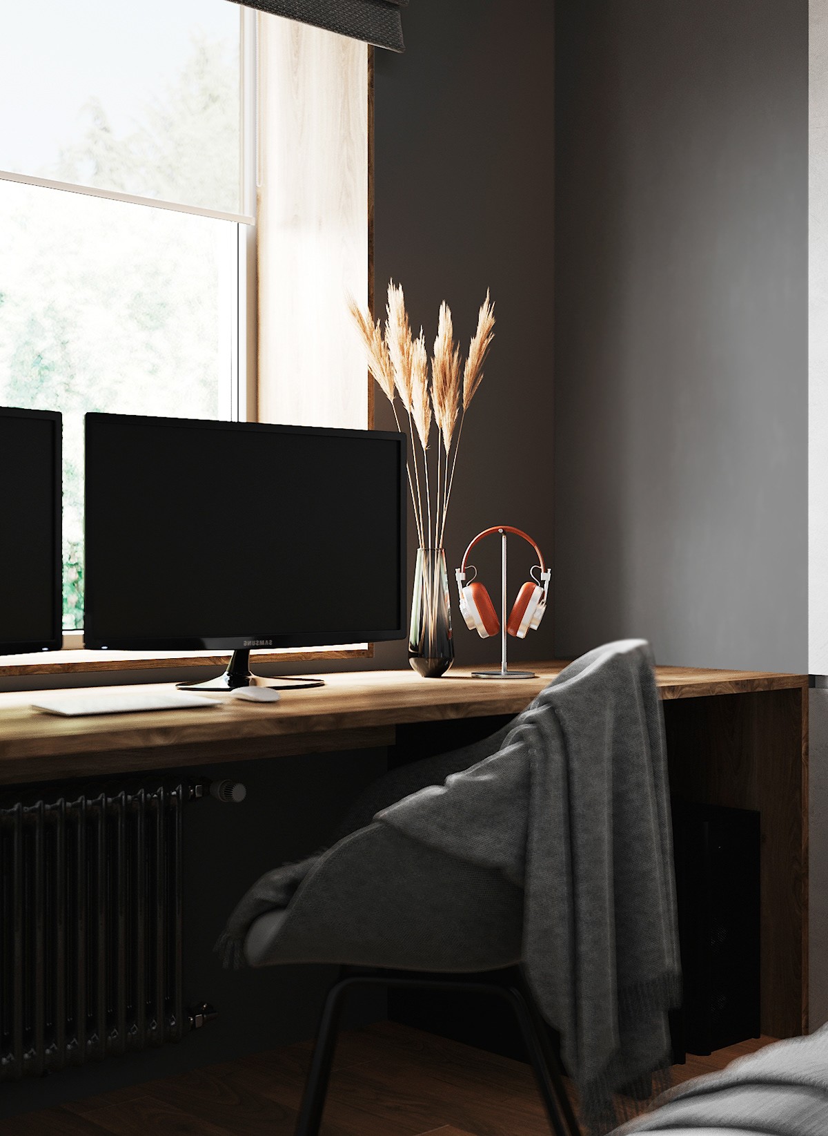 Studio | Buro2D 俄罗斯 黑色公寓-18