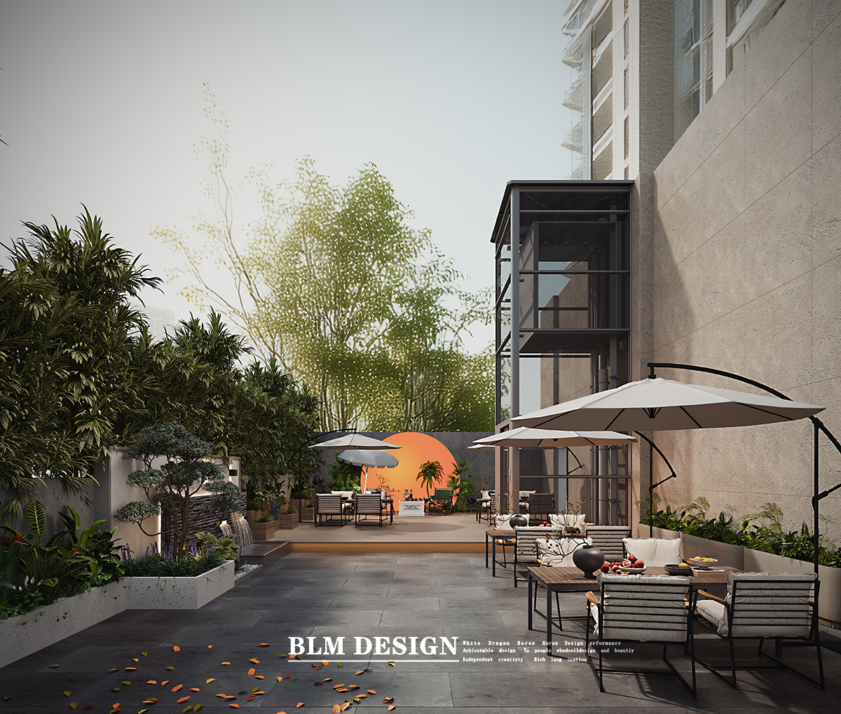 禅意茶空间—白龙马效果图-6