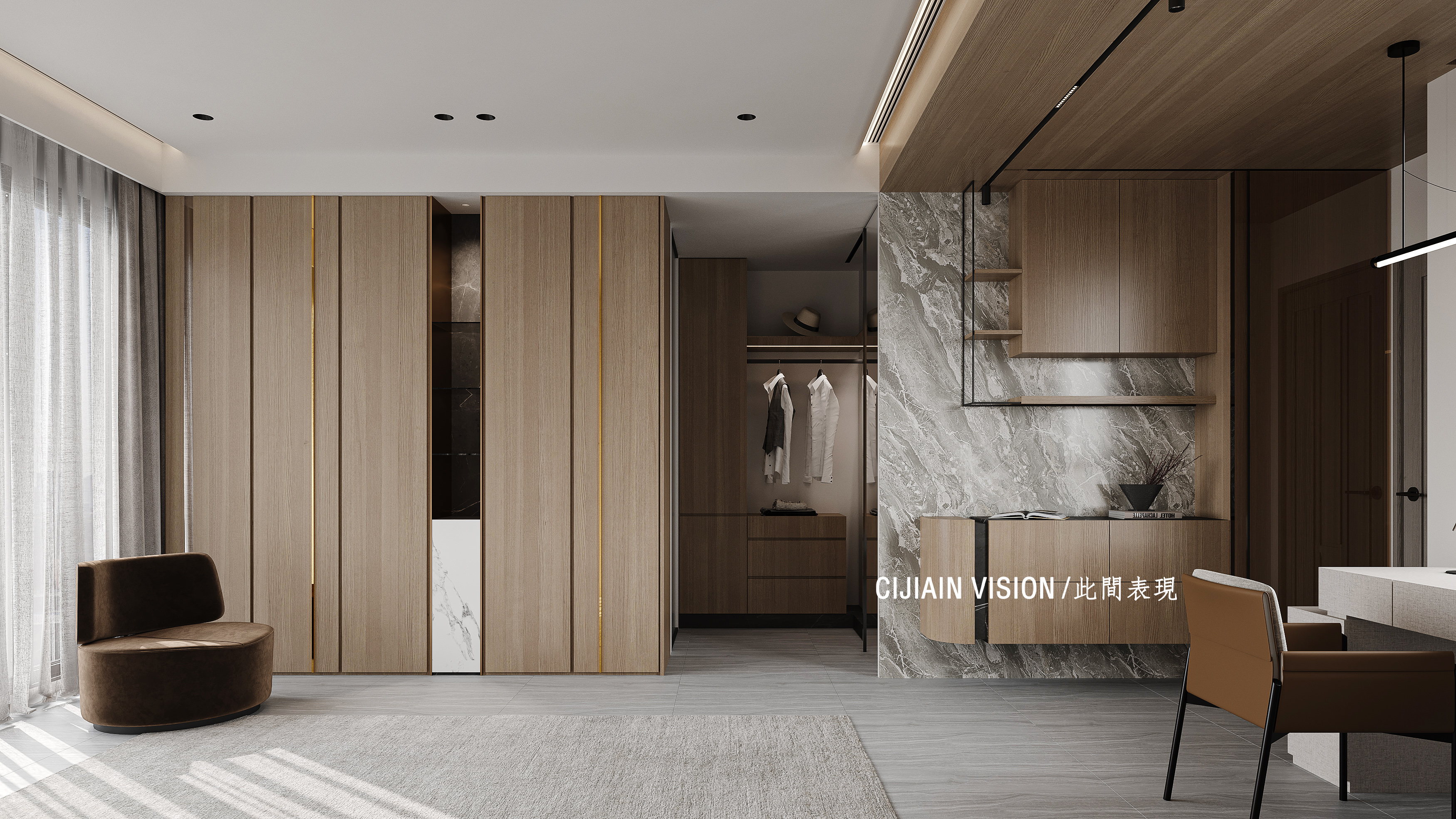 轻奢风格别墅-7