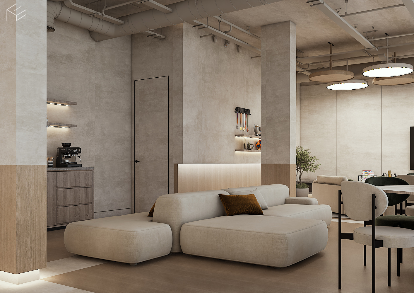 工作室和休息室足球俱乐部丨沙特阿拉伯-12