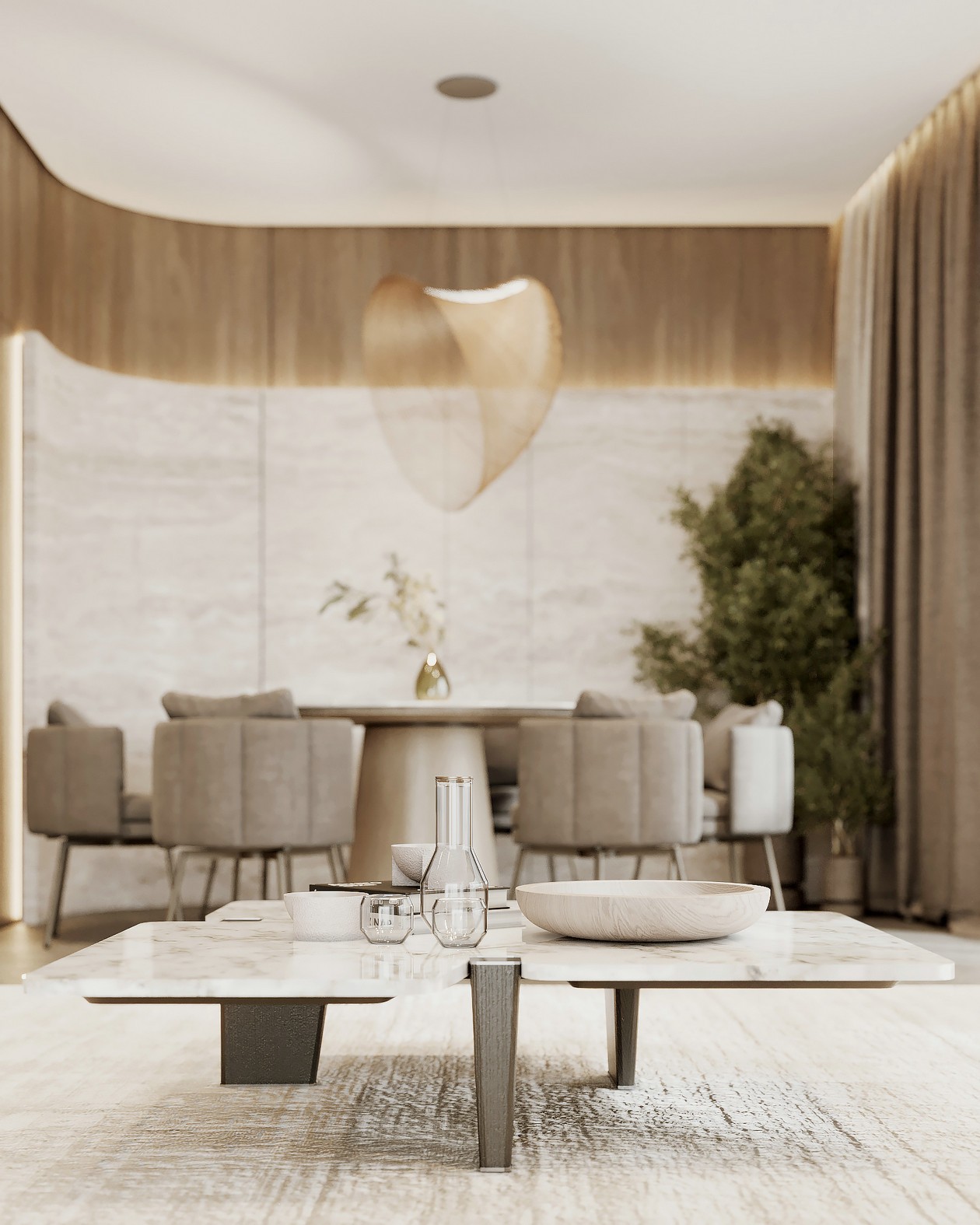 100㎡简约风住宅设计-11