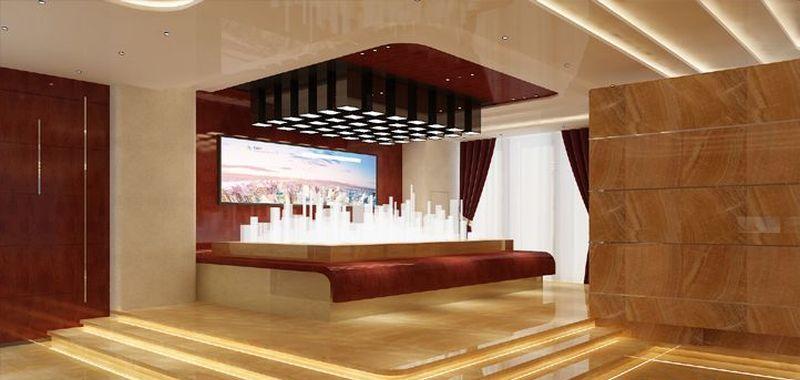 酒店式办公大堂设计 | 气势恢弘的高雅空间-8