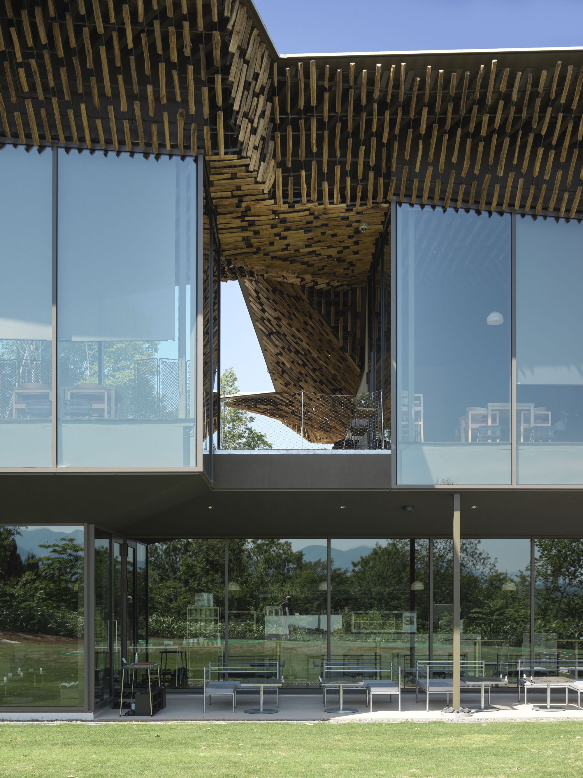 Snowpeak Field Suite 水疗中心总部丨日本丨Kengo Kuma & Associates-25