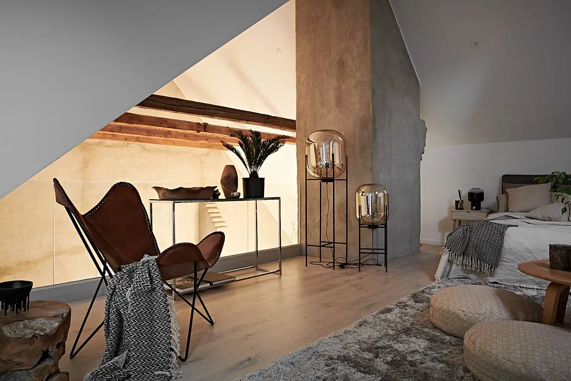 瑞典百年建筑顶层公寓的魔力夜晚-19