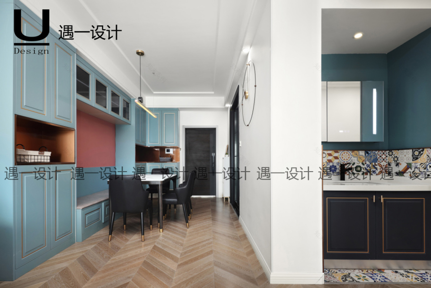 糖系治愈北欧风,启东御河湾 130㎡甜蜜空间-25