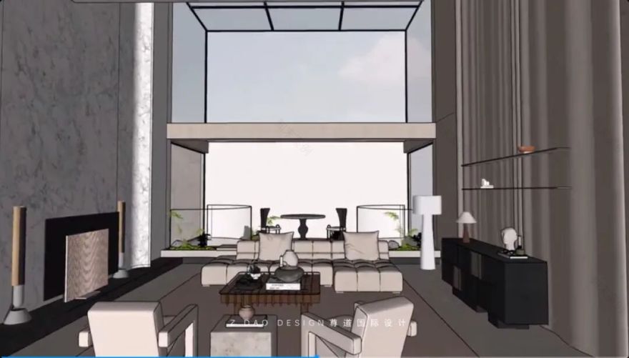 尊道新作|合肥『文一·塘溪津门』1000㎡折衷主义别墅,专治豪宅审美疲劳。-161