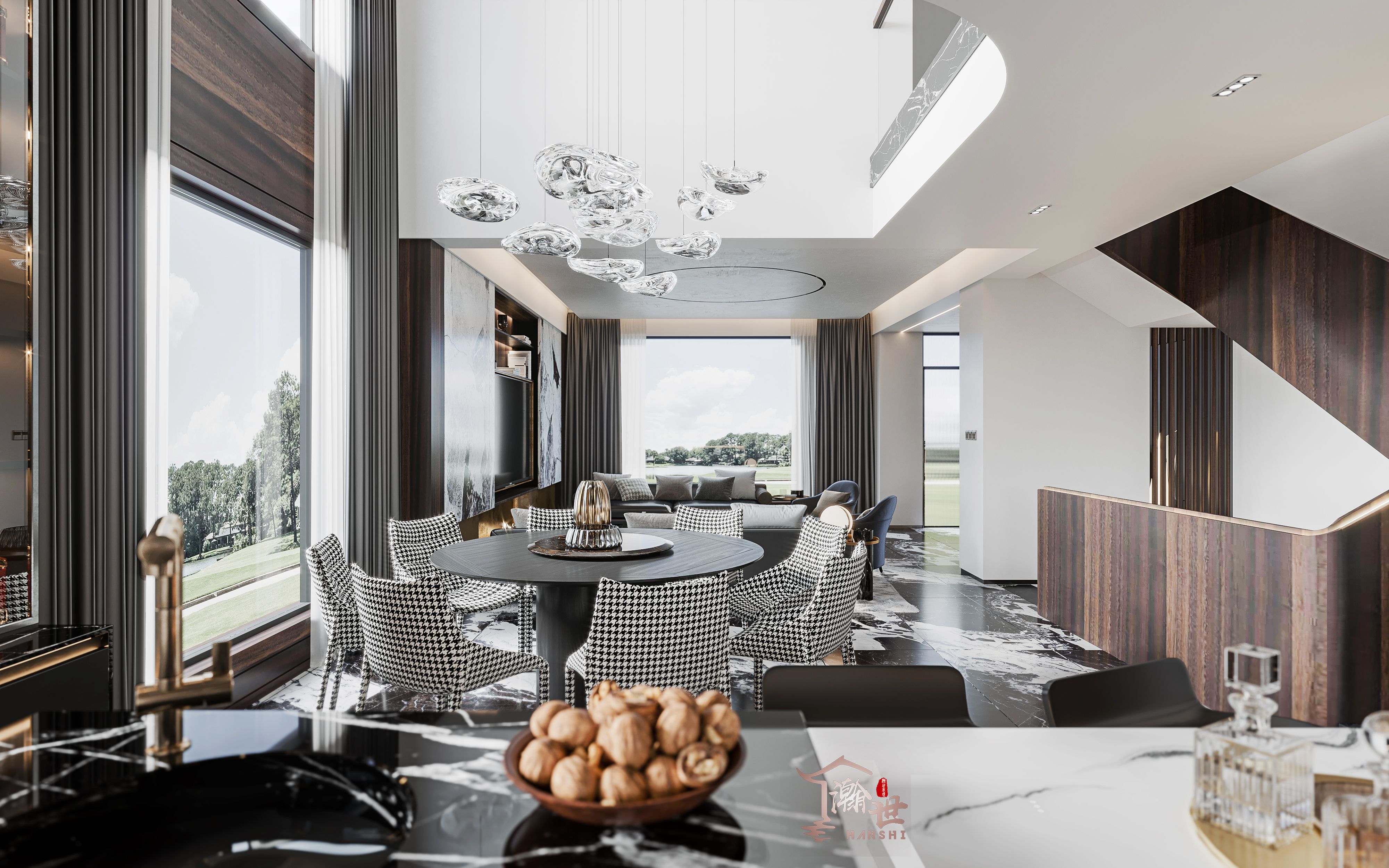 现代轻奢家装-瀚世表现-10