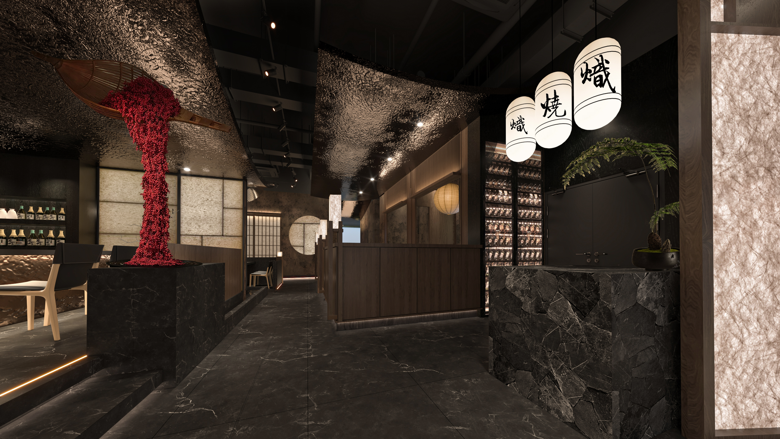 千炽铁板烧料理店丨中国深圳丨华空间设计-7